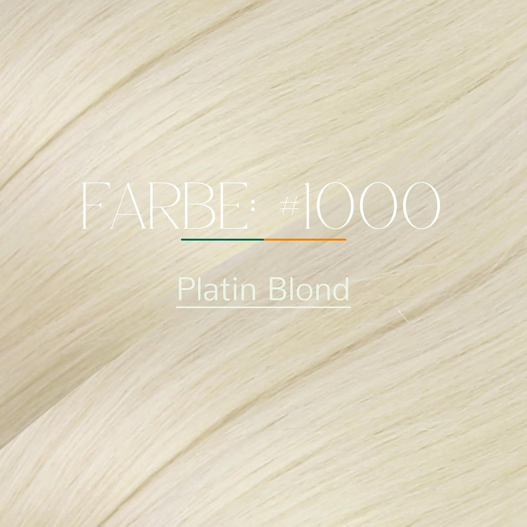 Easyouth Echthaar Extensions Keratin Bondings Blond Bonding Extensions Echthaar Platinblond Extensio