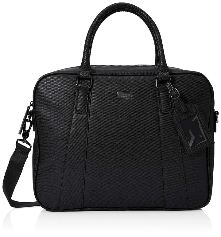 Ted Baker Herren Grad Dokumententasche Schwarz, Schwarz