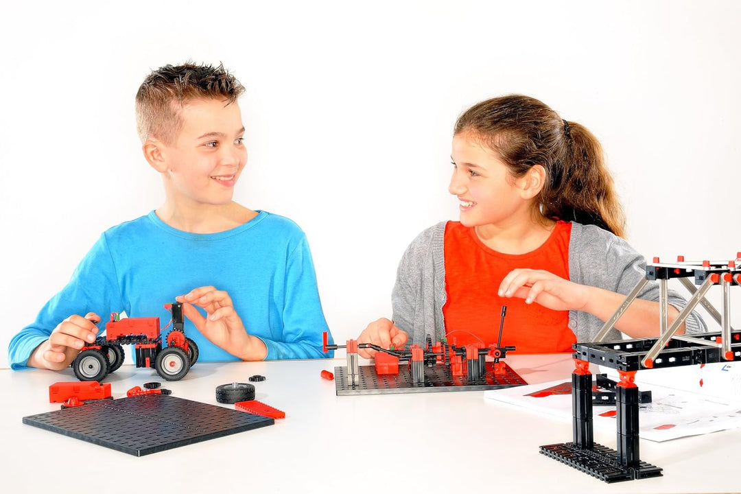 fischertechnik 536622 ADVANCED Mechanic & Static 2 – Bausatz für Kinder, Experimentierkasten mit 30