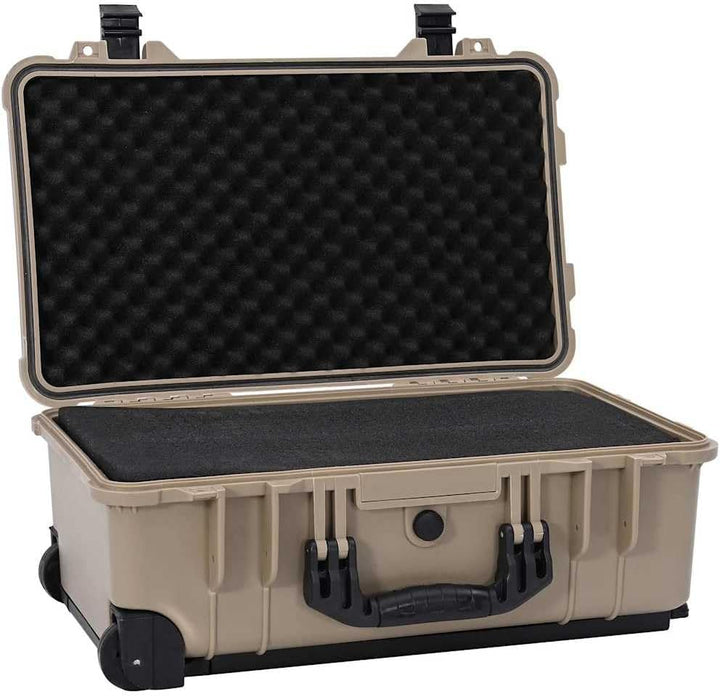 vidaXL Hartschalenkoffer Sand 56 x 35 x 23 cm Polypropylen und ABS | Robuste Bauweise, die ewig hält