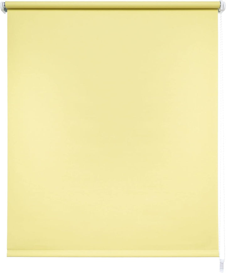 Liedeco® Rollo, Fenster Rollo, Kettenzug-Rollo / 122 x 180 cm (Breite x Höhe), gelb/Verdunkelnd, Abd