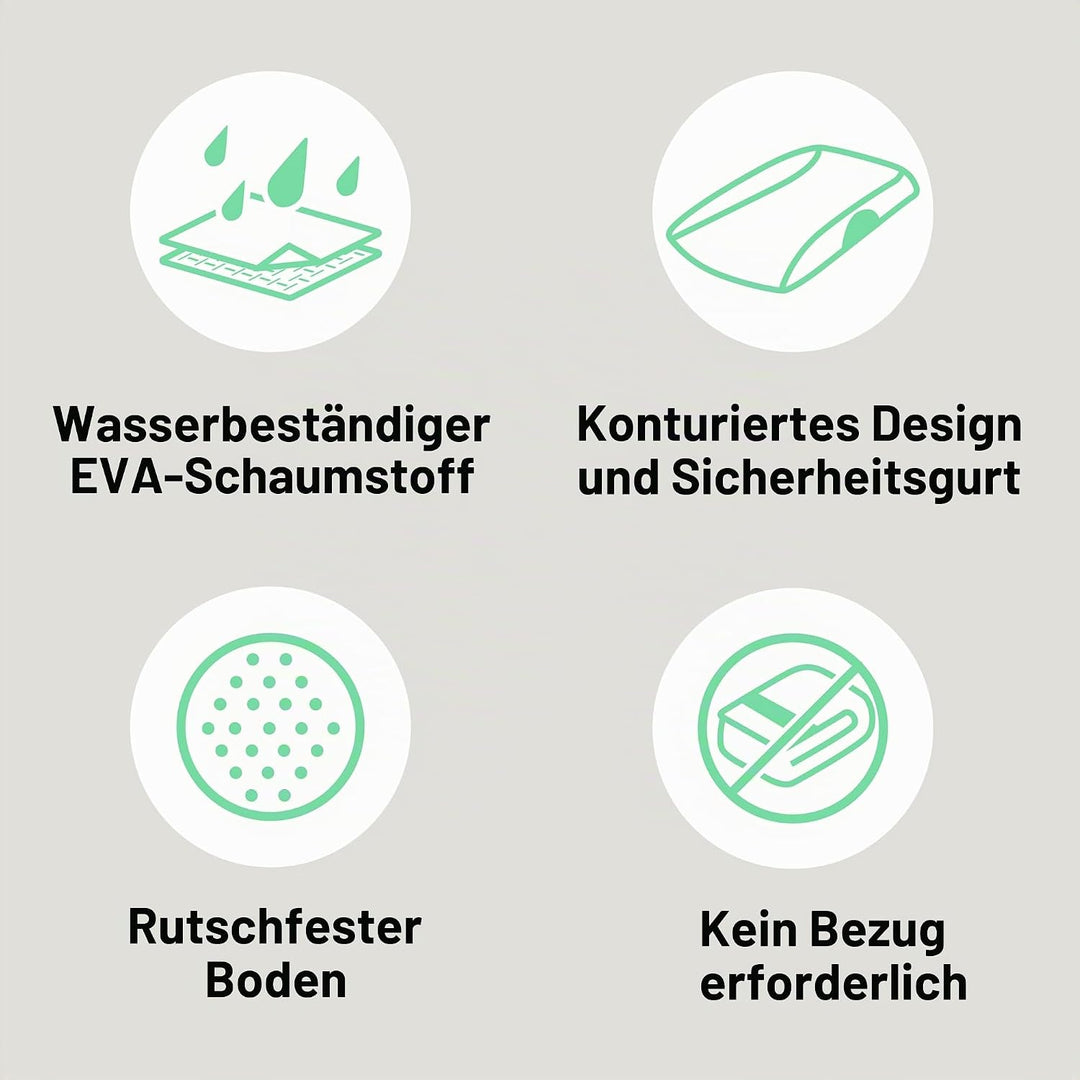 Ingenuity, Comfy Clean Wickelauflage, wasserdichter Eva-Schaum, leicht abwischbares Polster mit Sich
