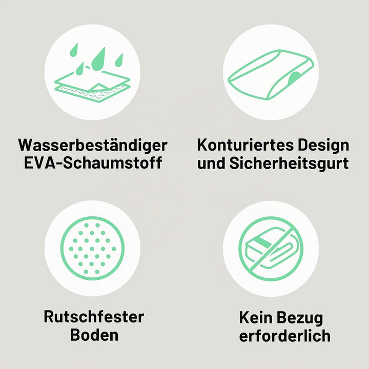 Ingenuity, Comfy Clean Wickelauflage, wasserdichter Eva-Schaum, leicht abwischbares Polster mit Sich