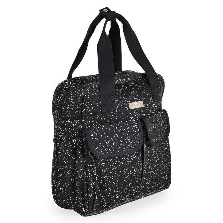 Cangaroo Wickeltasche Mivida Clips Wickelunterlage Reissverschluss Schultergurte schwarz, Schwarz