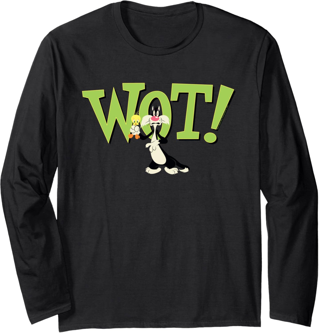 Looney Tunes Sylvester and Tweety WOT! Langarmshirt