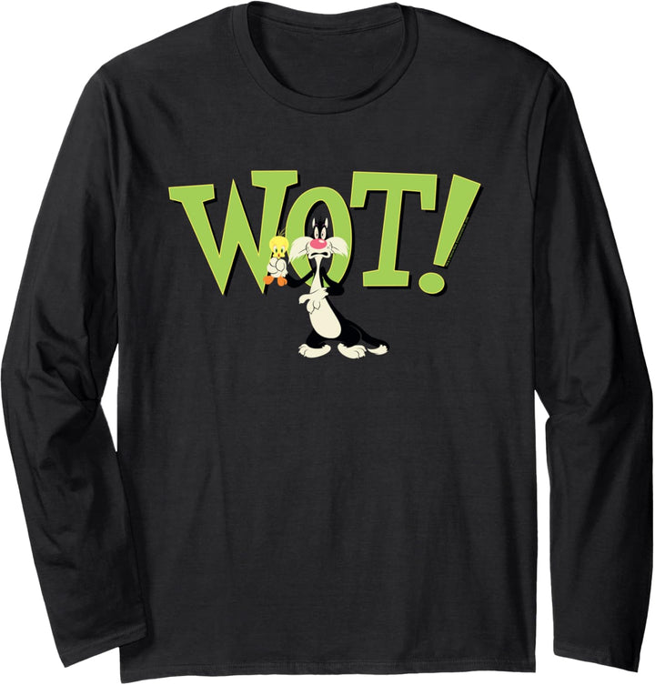 Looney Tunes Sylvester and Tweety WOT! Langarmshirt