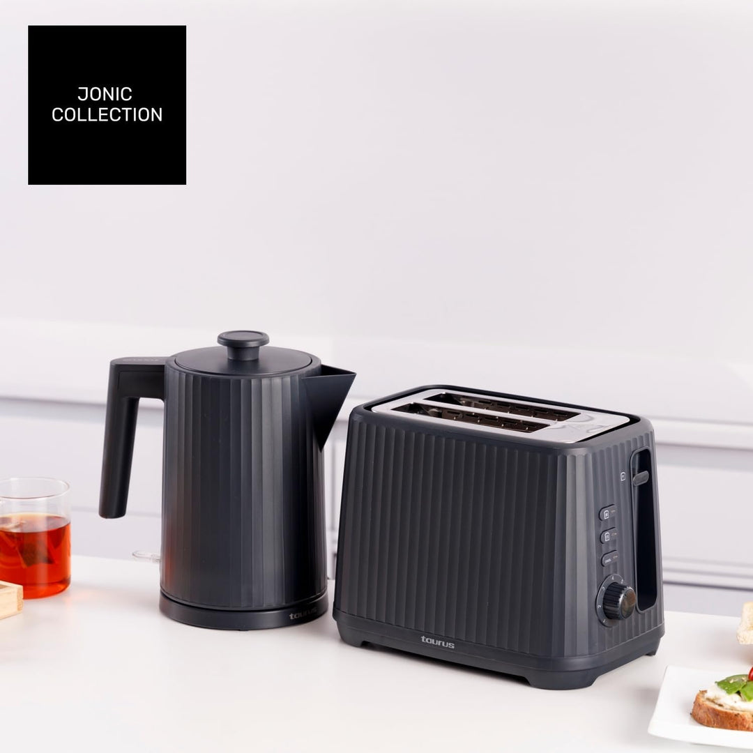 Taurus – Toaster Jonic Toast 1150W | 7 Bräunungsstufen | 3 Funktionen | 2 Schlitze | Selbstzentrieru