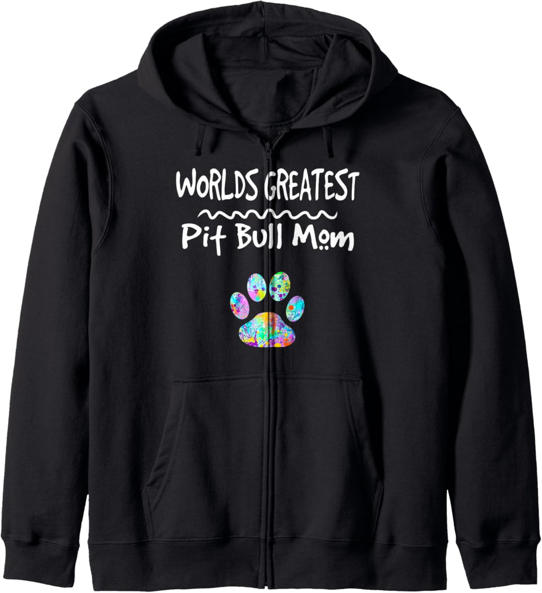 Weltgrösste Pitbull-Mutter-Geschenk-Idee ihre Liebes-Hunde Kapuzenjacke