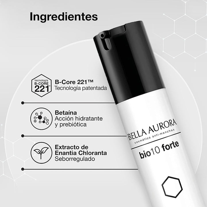 Bella Aurora, PigmentStop bio10forte, Intensivbehandlung gegen dunkle Flecken, Anti-Ageing-Creme für