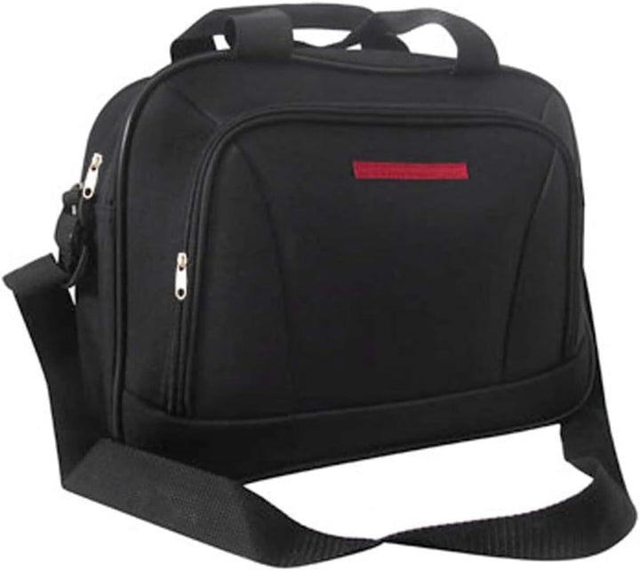 vidaXL Trolley Kofferset 5-TLG. Stoff Schwarz Koffer Reisekoffer