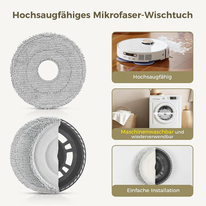 27 Stück Zubehör für Dreame L10s Ultra Gen 2 / L10s Pro Ultra Heat / X30 Ultra/Mova E30 Ultra Saugro