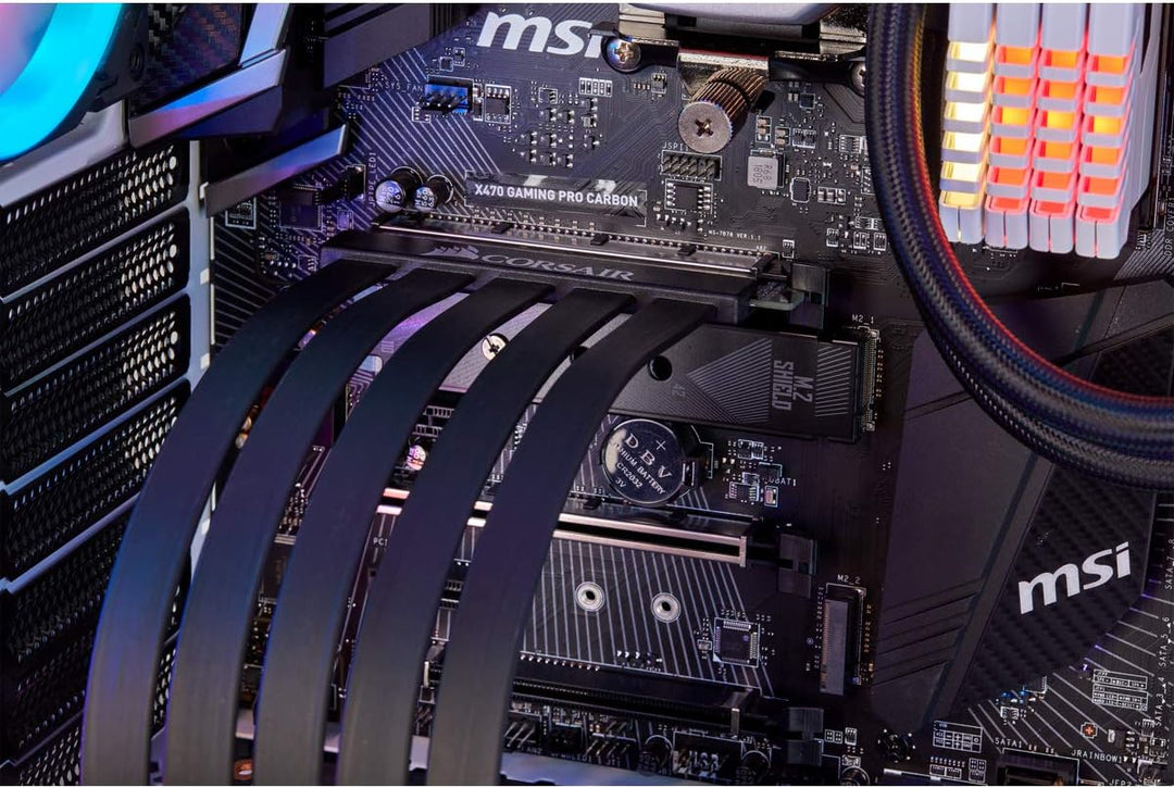 Corsair Premium PCIe 3.0 x16-Verlängerungskabel, 300 mm (EMI-abgeschirmt, vollflexibel, 90-Grad-weib