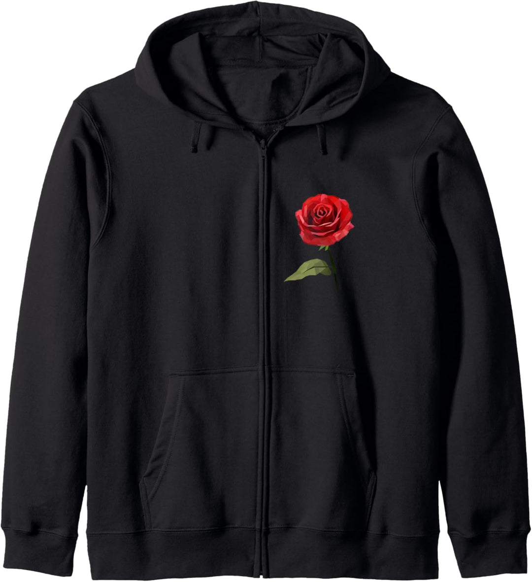 Rose Kapuzenjacke