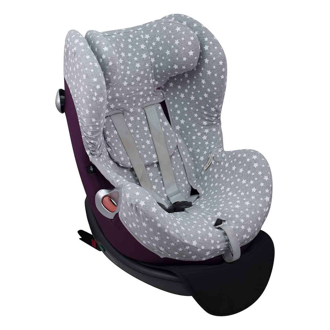 JYOKO KIDS Bezug kompatibel mit Cybex Sirona, Q I Size (WHITE STAR, SIRONA)