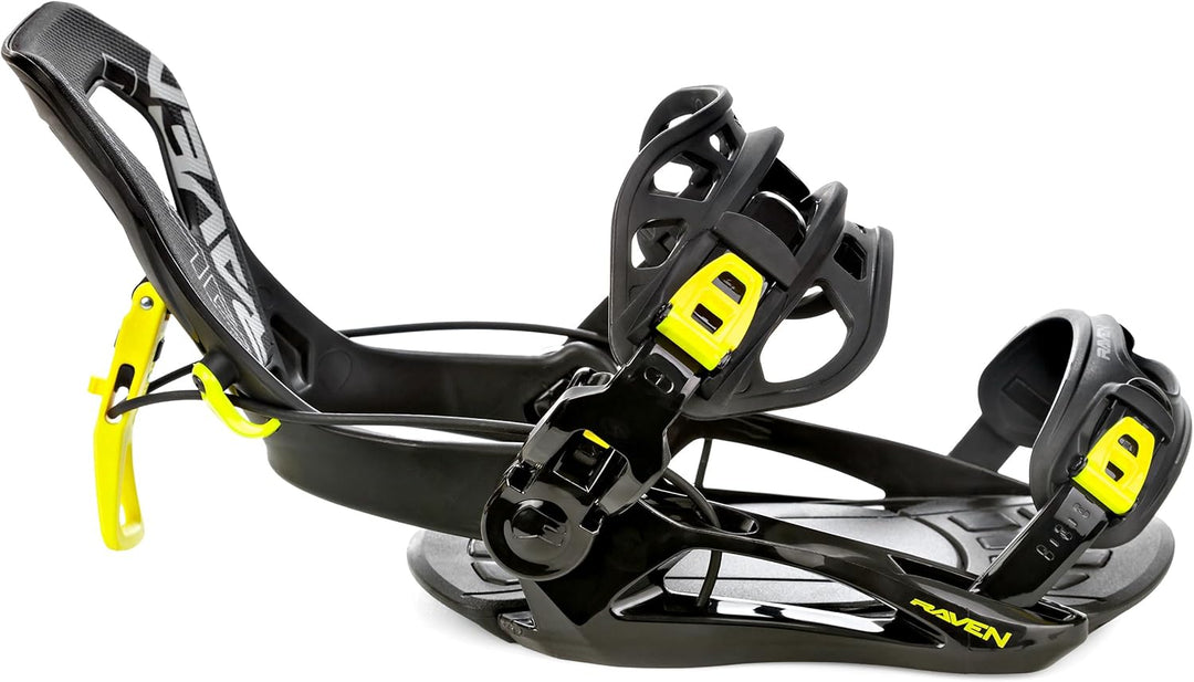 RAVEN Snowboard Set: Raven Pure Black + Bindung Raven Fastec FT360 Black oder Lemon + Boots Target S