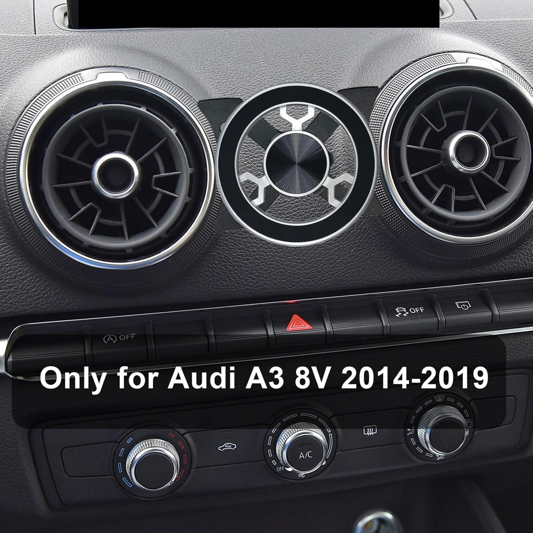 Magnet Handyhalterung kompatibel mit Audi A3 8V(2014-2019) 360 Grad einstellbares Kompatibel mit Mag
