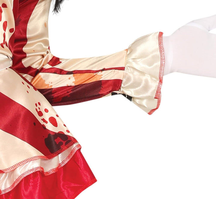 FIESTAS GUIRCA Böser Amerikanischer Clown Halloween Kostüm Damen – USA Horror Clown Halloween Kostüm