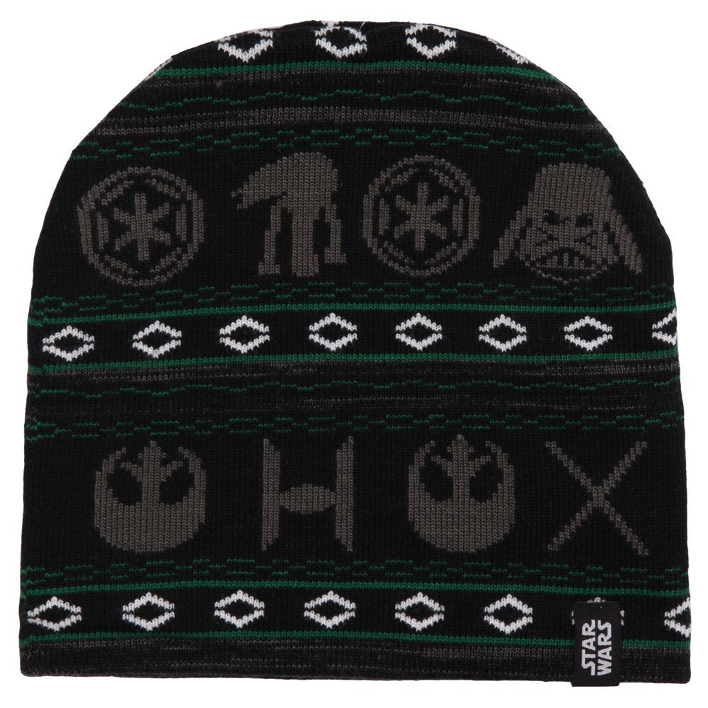 Star Wars Holiday Print Jacquard Knit Beanie