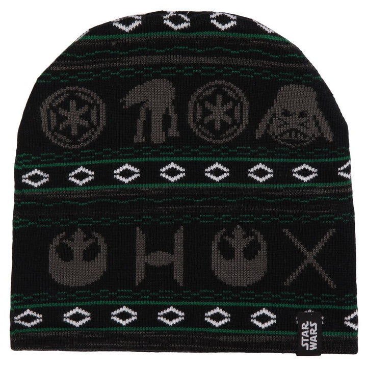 Star Wars Holiday Print Jacquard Knit Beanie
