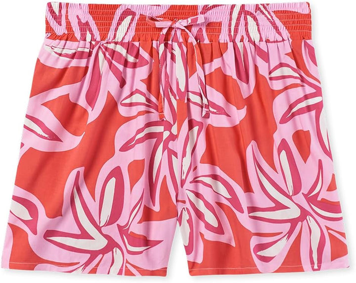 Schiesser Damen Schlafhose Kurz Webhose-Mix + Relax Pyjamaunterteil 36 Multicolor 2_181197, 36 Multi