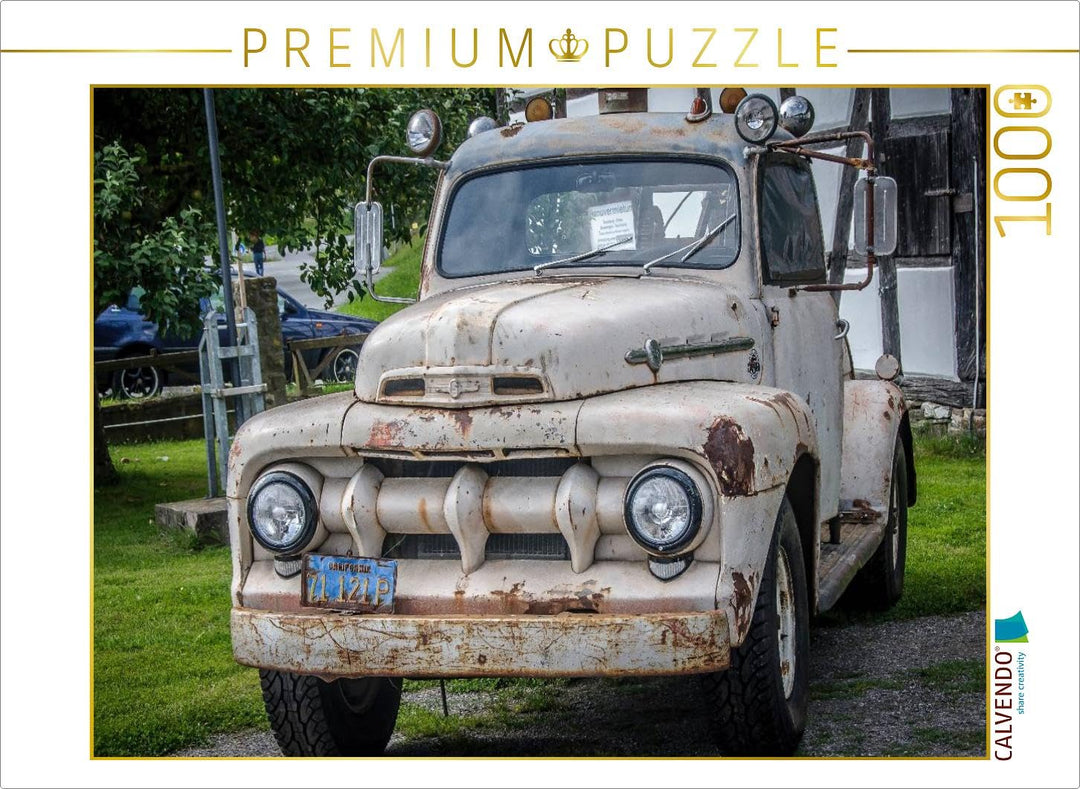 CALVENDO Puzzle Ford Pick-UPS F 1 - F 100 1000 Teile Lege-Grösse 64 x 48 cm Foto-Puzzle Bild von Mic