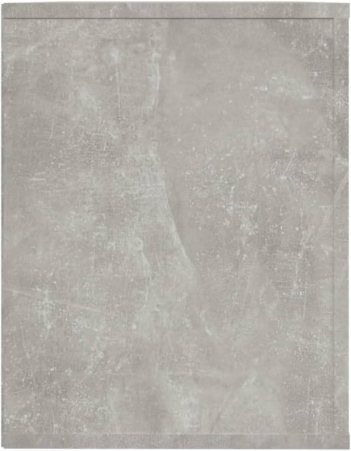 FIRBNUS Schuhregal Betongrau 75x35x45 cm Holzwerkstoff Schuhorganizer Schuhaufbewahrung Schuhschrank