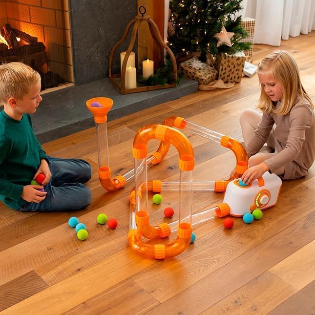 Fat Brain Toys Air Toobz Erweiterungspaket – Luftbetriebenes STEM-Bauspielzeug – Kinder &amp; Jugendlich