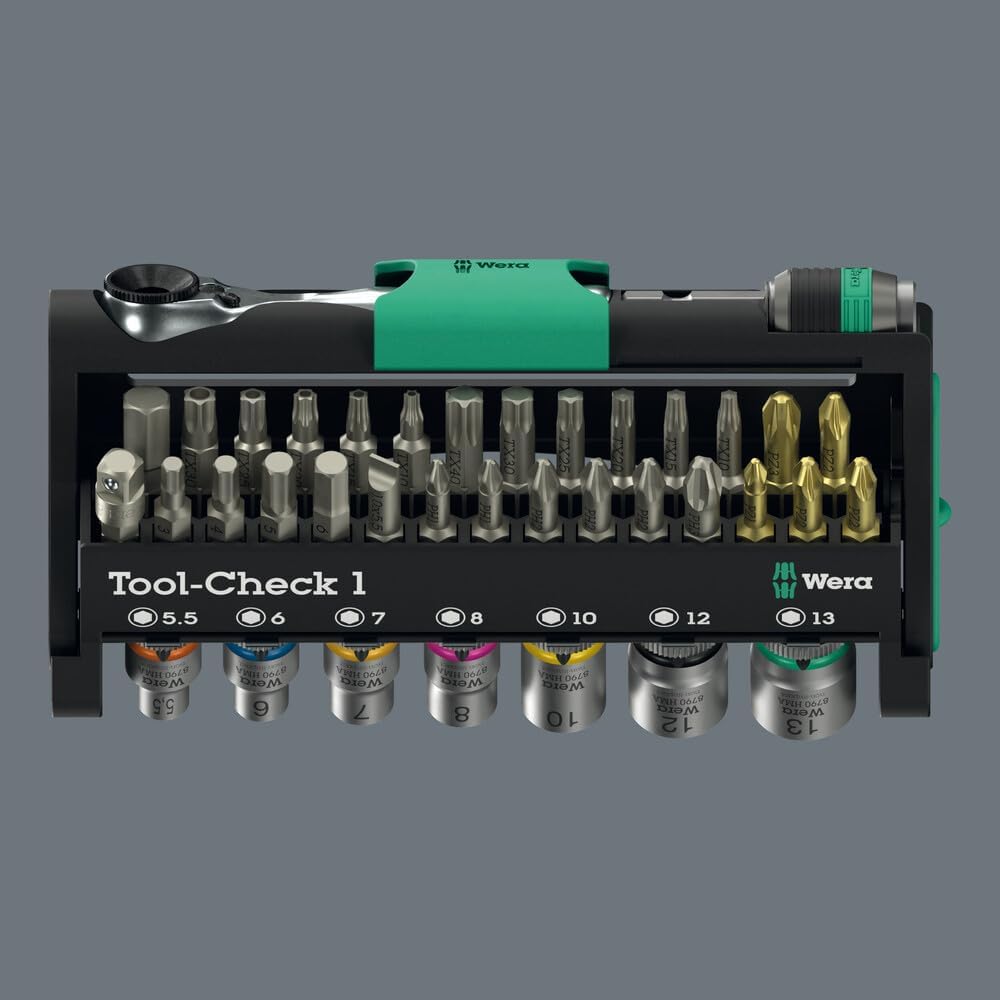 Wera 05049050001 Tool-Check 1, 38-teilig, Tool-Check 1
