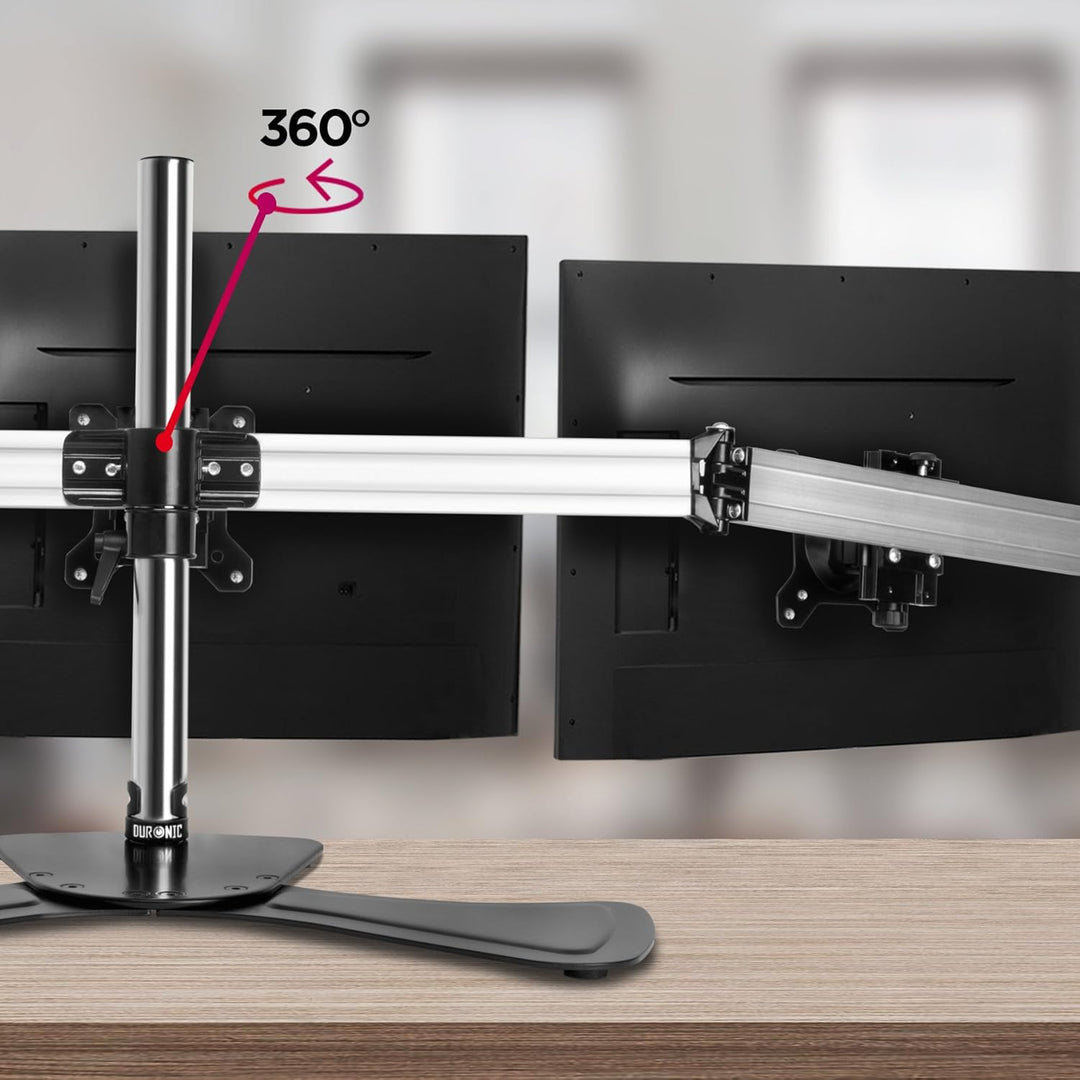 Duronic DM753 Monitorhalterung, Tischhalterung, Standfuss, Monitorständer für einen LCD, LED Compute