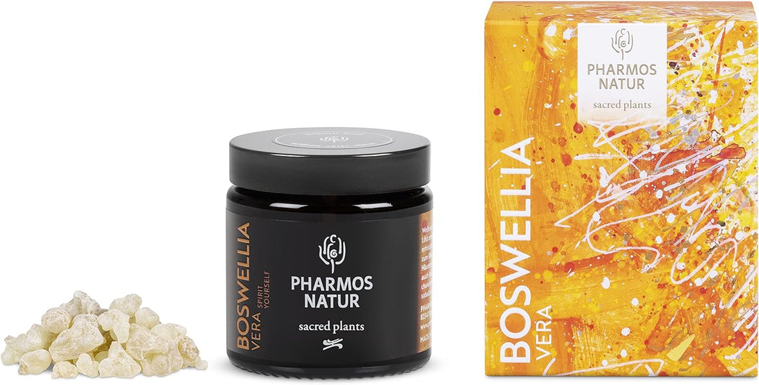 Pharmos Natur Weihrauch Boswellia 50 g – BoswelliaVera zum Räuchern zur Reinigung