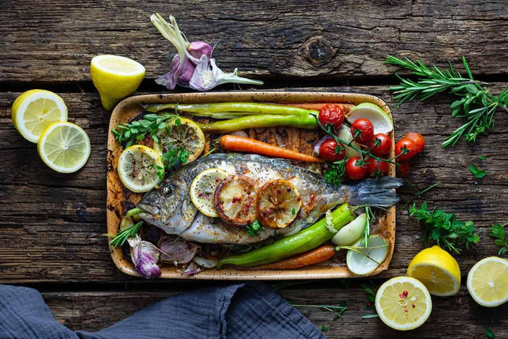 Römertopf Plancha mit Grillstegen Rechteckig, aus Feuerfestem Ton, für natürliches Grillen, Einfache
