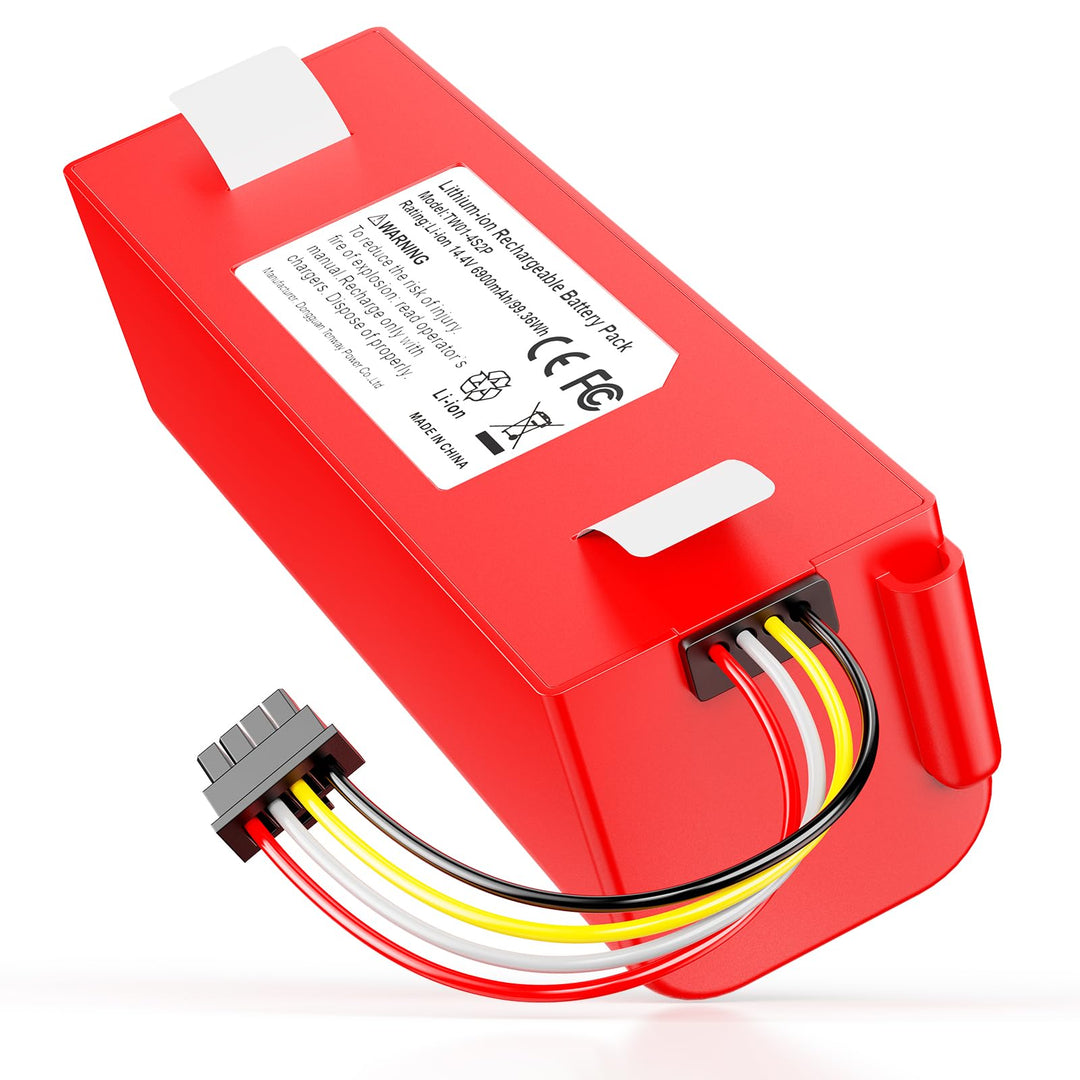 14.4V 6900mAh Ersatz Akku für Xiaomi Roborock S4 S5 S6 S7 S8 S50 S51 S52 S53 S55 S502 Max/MaxV/MaxV