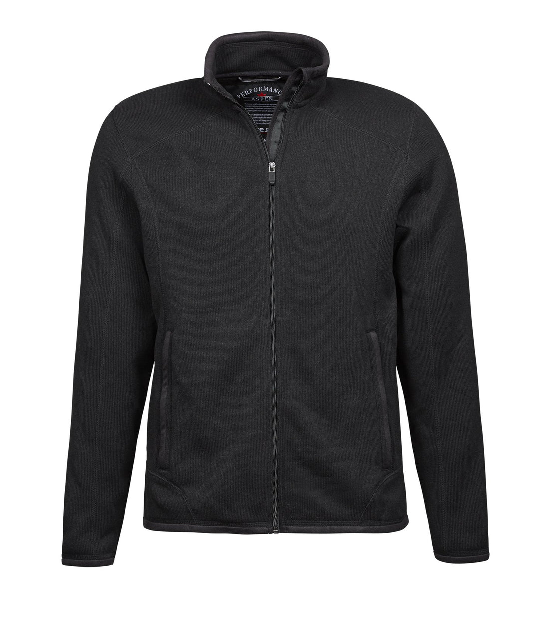 Tee Jays TJ9615 Aspen Jacke Herrenjacke Übergangsjacke Fleecejacke, Farbe:Black, Grössen:L
