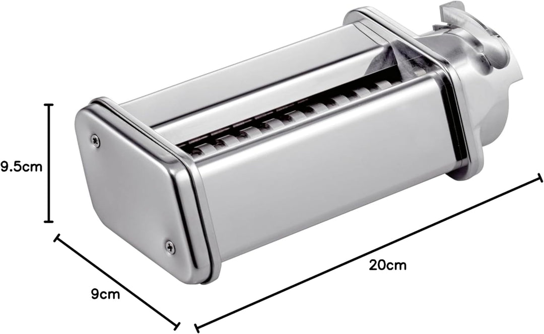 Bosch Pastawalze Tagliatelle MUZ5NV2, Pastawalze für selbstgemachte Tagliatelle 7mm, Edelstahl, pass