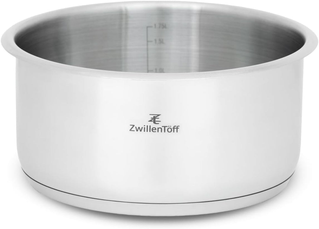 Töpfe und Pfannen Set - Topfset 9-teilig - Edelstahl - mit mit abnehmbarem Griff - für alle Herdarte