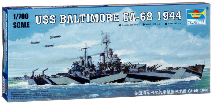 Trumpeter 05725 Modellbausatz USS Baltimore CA-68 1944