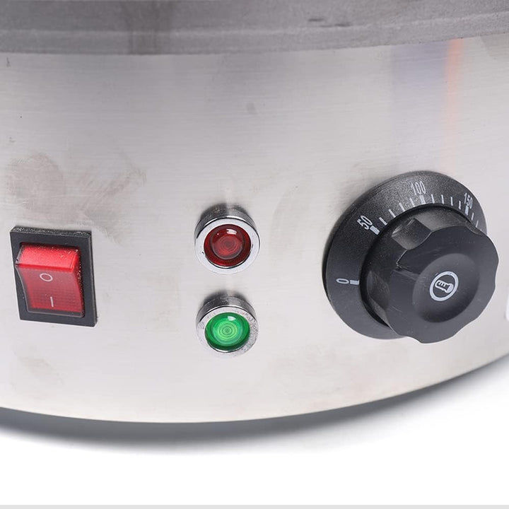 Crepes Maker Elektrischer Crepes Maker Professional Durchmesser 45 cm 2,8 kW Spatel Inklusive Spende