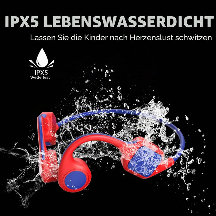 Knochenschall Kopfhörer Kinder kabellos Bluetooth für Schule Open-Ear Sportkopfhörer für Jungen Mädc