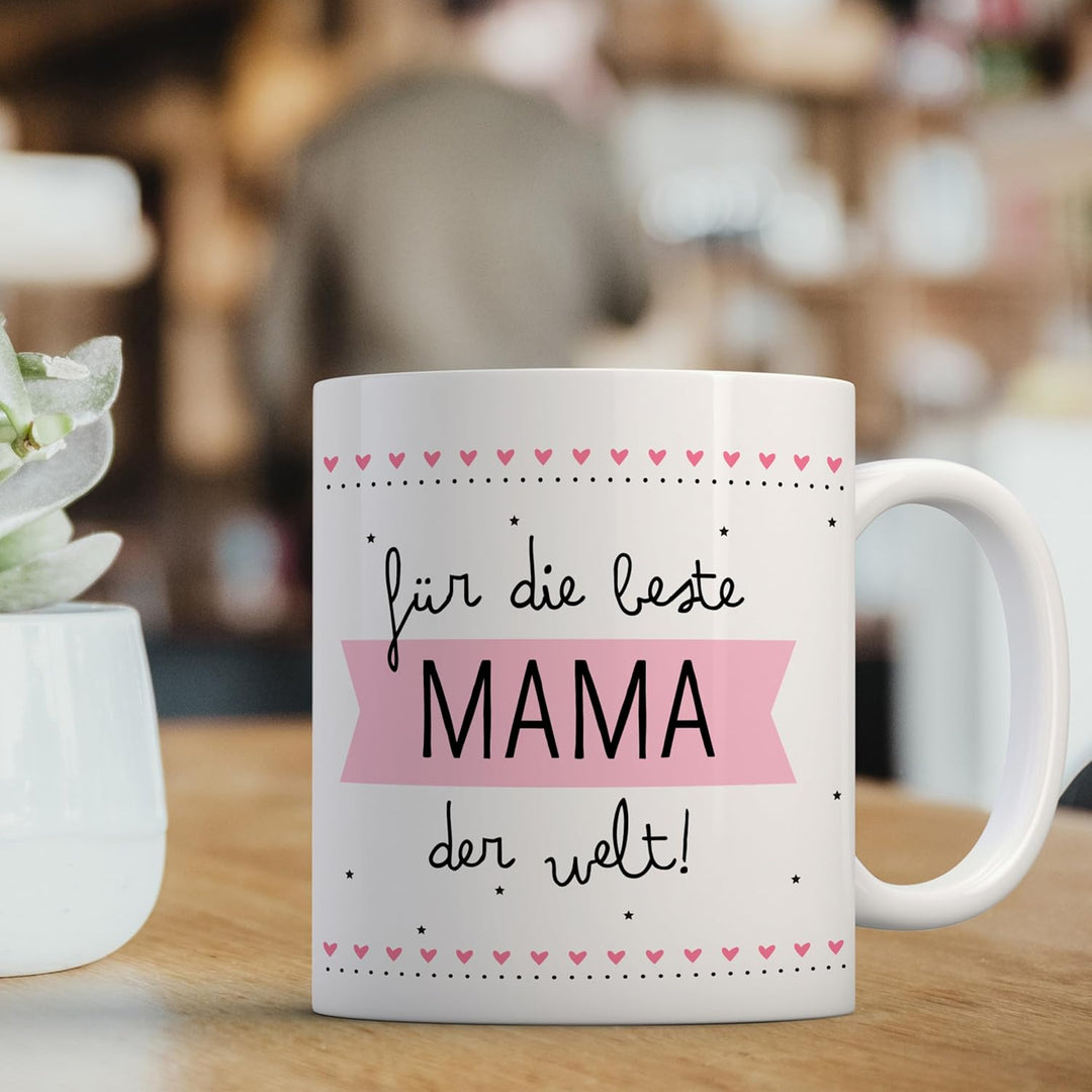 OWLBOOK® Tasse Beste Mama mit Foto selbst gestalten | Fototasse mit eigenem Bild | Geschenke Geburts