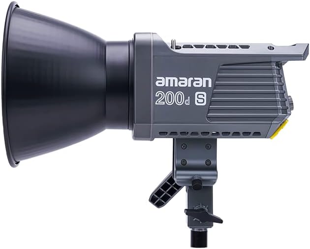 Aputure Amaran 200d S - Kompakte COB-Videoleuchte, Leichte LED Punktlichtquelle, 200W 5600K Schlüsse