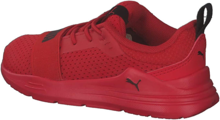 PUMA Unisex Baby Wired Run Ac InfSneaker 19 EU High Risk Red Puma Black, 19 EU High Risk Red Puma Bl