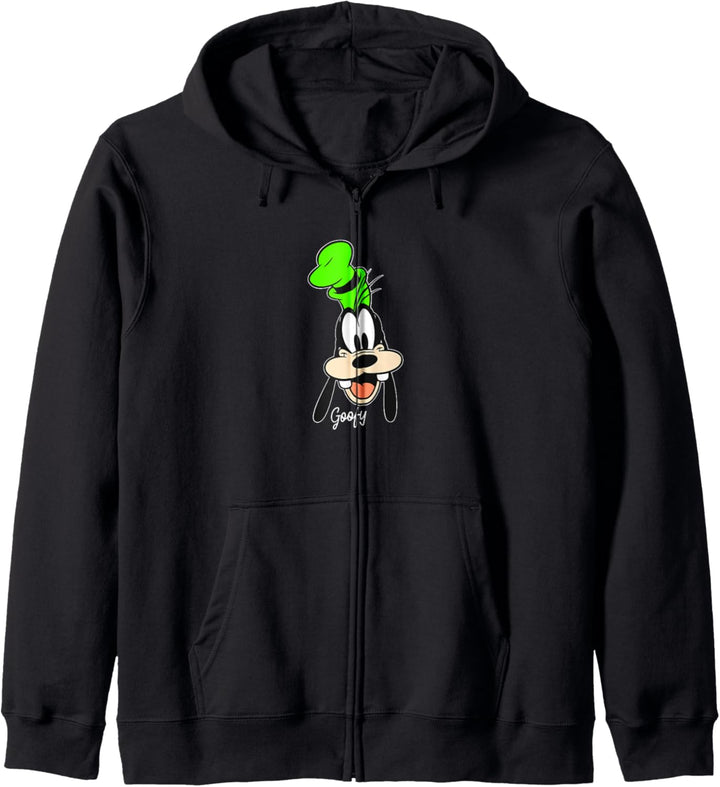 Disney Goofy Big Face Smile With Hat Kapuzenjacke