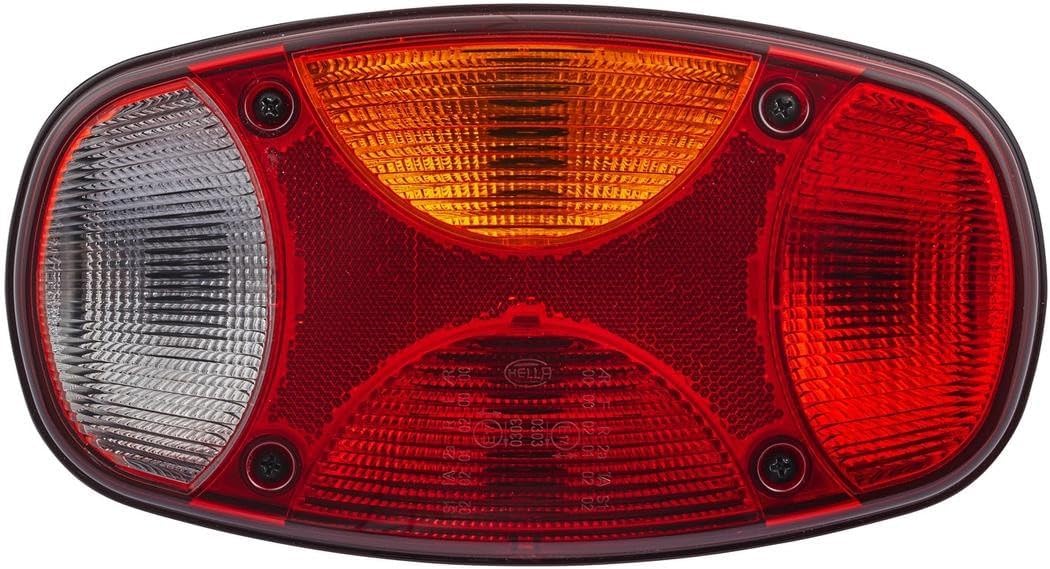 HELLA - Heckleuchte - Cargoluna - Glühlampe - 12V - Anbau/geschraubt - Lichtscheibenfarbe: mehrfarbi