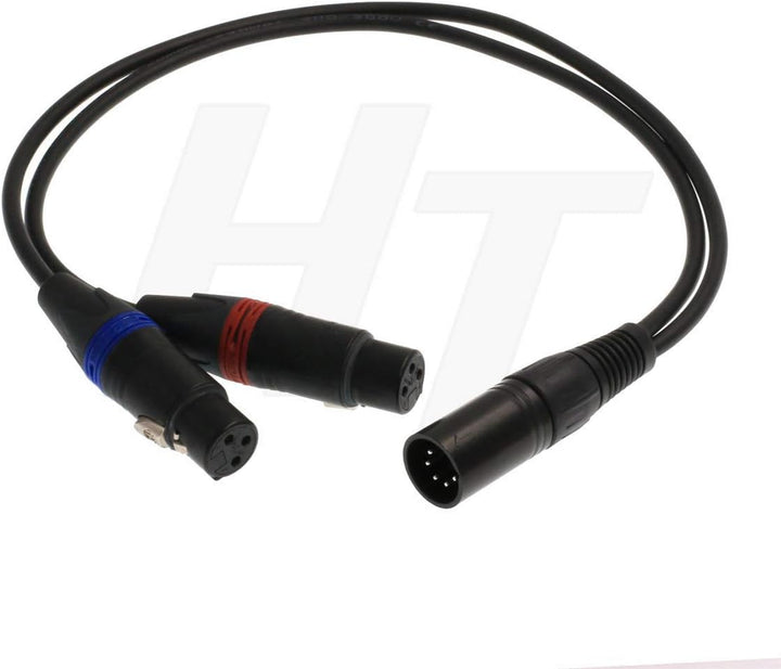 XLR 5 Pin Male 3 Pin Female Audio Input Kabel für ARRI Alexa XT SXT Kamera (2-Kanal)