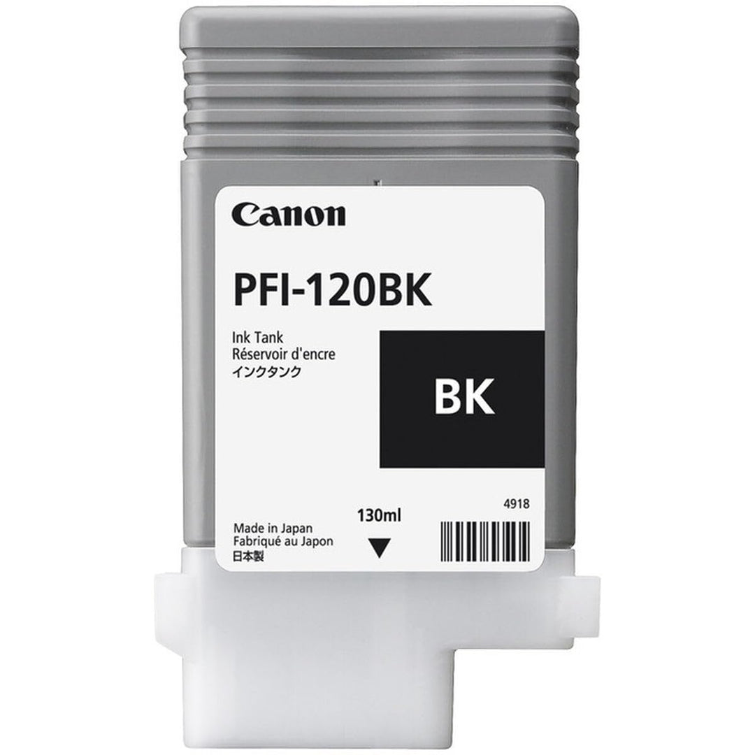 Canon PFI120BK passend für IPF TM200 Tinte schwarz 2885C001 130ml