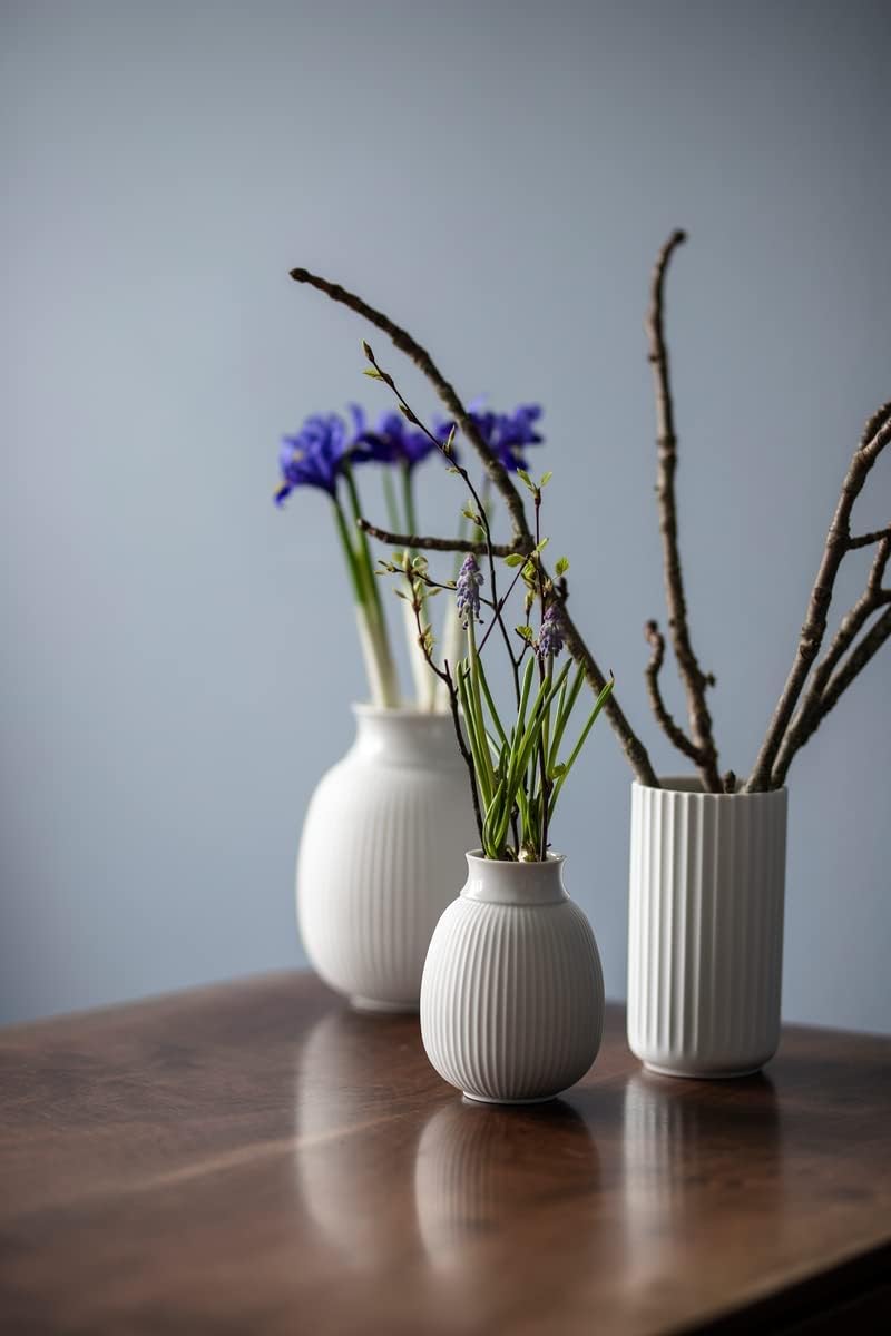 Lyngby Porcelæn Vase H25 cm Lyngby Designklassiker Zeitloses Design, Weiss H25 cm Weiss, H25 cm Weis