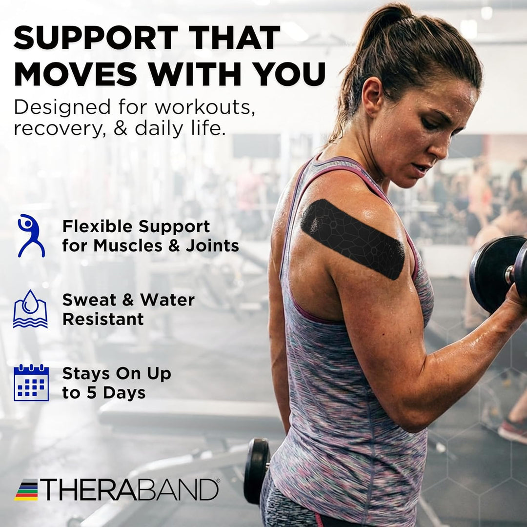 Thera-Band Kinesiologisches Tape Kinesiology Tape Rolle 5m x 5cm Mehrfarbig, OneSize
