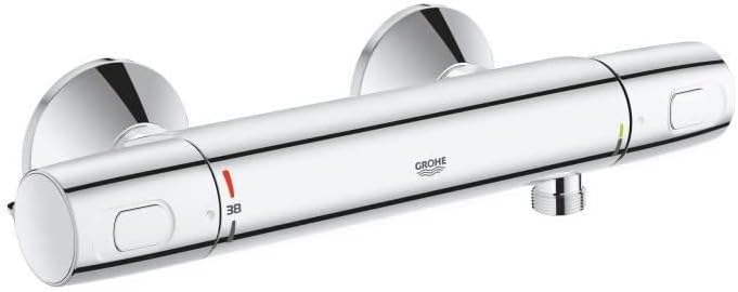 GROHE Precision Trend New - Thermostat-Brausebatterie (wassersparend, für die Wandmontage, langlebig
