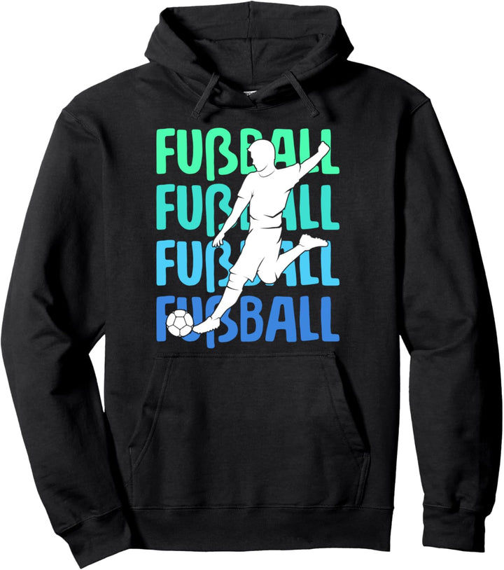 Fussball Fussballer Kinder Jungen Pullover Hoodie