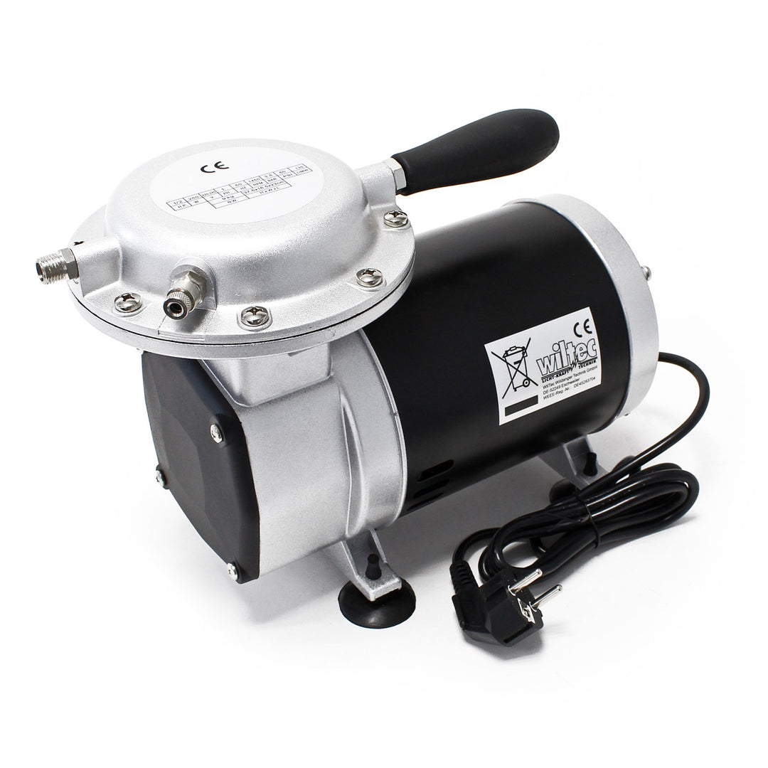 Wiltec Unterdruck Membranpumpe 128-135 l/min AS29 ölfrei Klimaanlage